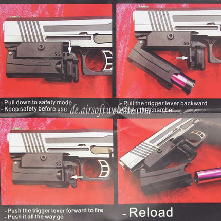 Show Guns Tactical SG 20mm Mini Granatwerfer mit 20mm Co2 Gas Patronen