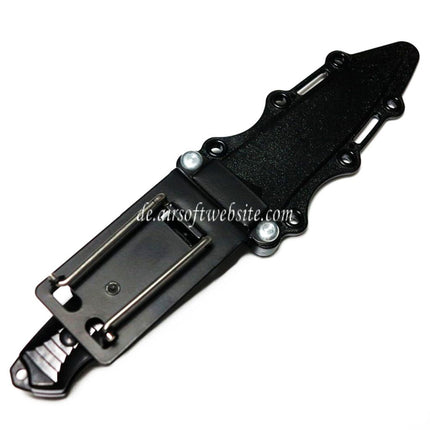 CYMA Plastik 141 Nimravus Tanto Messer (nicht scharfes weiches Gummi Fake Messer) mit Scheide