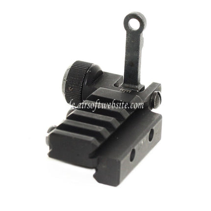 D-BOYS PDW Hochklappen Kimme Basis Geeignet für 20mm Schiene Gewehre Airsoft