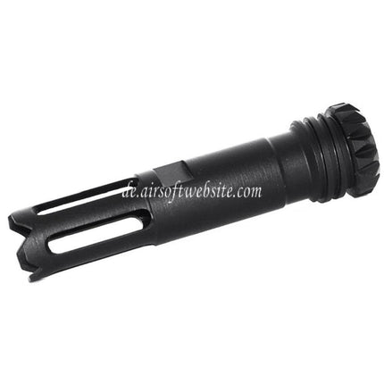 CYMA Full Metall AAC Mündungsfeuerdämpfer Geeignet für -14mm CCW Gegen den Uhrzeigersinn Lauf Gewehre Airsoft Schwarz