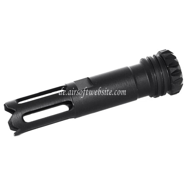 CYMA Full Metall AAC Mündungsfeuerdämpfer Geeignet für -14mm CCW Gegen den Uhrzeigersinn Lauf Gewehre Airsoft Schwarz