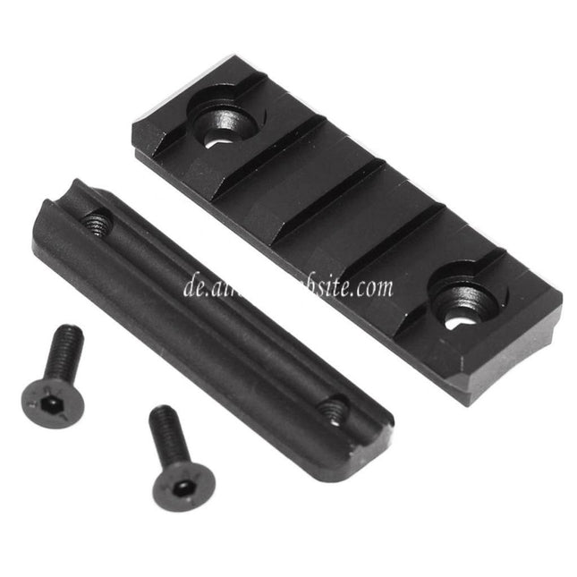 APS 57mm Adapterschiene Geeignet für Guardian Handschutz AEG Gewehre Airsoft Schwarz