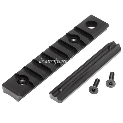 APS 107mm Adapterschiene Geeignet für Guardian Handschutz AEG Gewehre Airsoft Schwarz