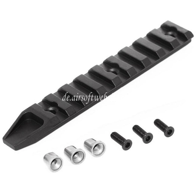 APS 114mm Evolution Tech Schienen Keymod Geeignet für AEG Gewehre Airsoft Schwarz