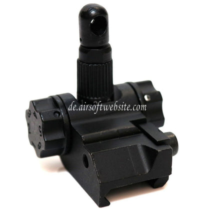 D-BOYS SCAR Typ Metall Hochklappen Kimme Geeignet für M4 M16 AR Serie Gewehre Airsoft