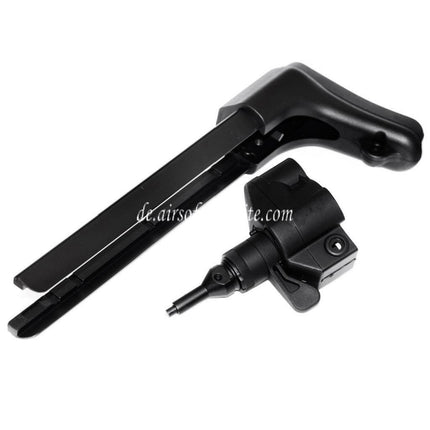 CYMA Einziehbarer Schaft Geeignet für CYMA Classic Army ICS Tokyo Marui MP5 Serie AEG Gewehre Airsoft Schwarz