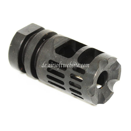 5KU Gamma 556 Typ Metal Mündungsfeuerdämpfer Geeignet für -14mm CCW Gegen den Uhrzeigersinn Lauf Gewehre Airsoft Schwarz