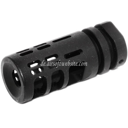 5KU Gamma 762 Typ Metal Mündungsfeuerdämpfer Geeignet für -14mm CCW Gegen den Uhrzeigersinn Lauf Gewehre Airsoft Schwarz