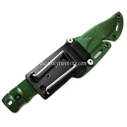 CYMA Plastik M37 Seal Pup Messer (nicht scharfes weiches Gummi Attrappenmesser) mit Scheide