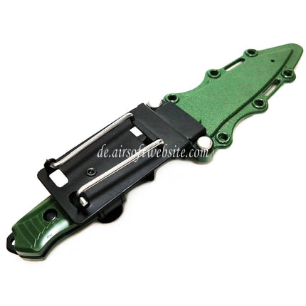 CYMA Plastik 141 Nimravus Tanto Messer (nicht scharfes weiches Gummi Fake Messer) mit Scheide