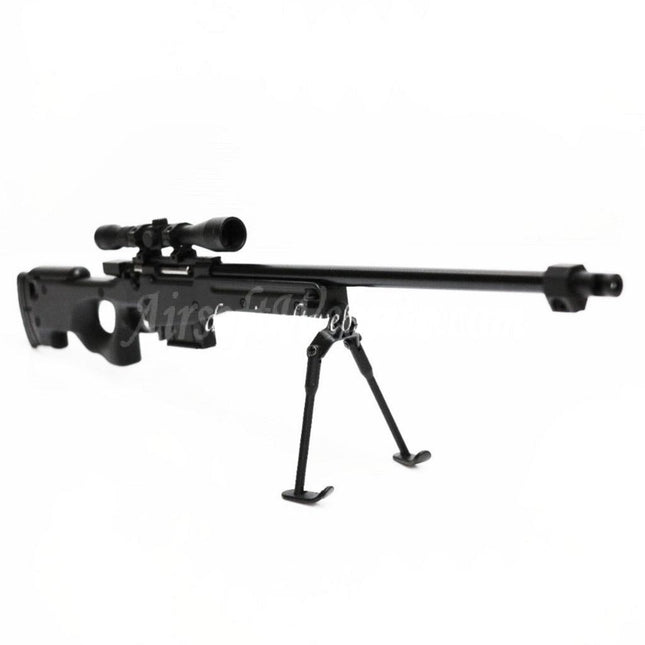 AIRSOFT WEBSITE 12 Zoll Nicht-Funktions-Spielfigur Dummy Modellbausatz 1:6 L96 Metallpistole Schwarz