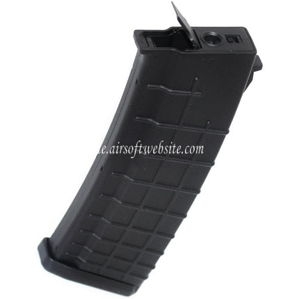 CYMA 450rd Bulgarian Waffle Hi-Cap Magazin geeignet für AEG-Gewehre der AK Serie Airsoft Schwarz