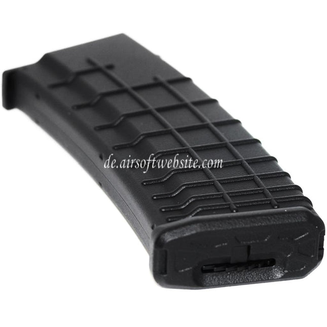 CYMA 450rd Bulgarian Waffle Hi-Cap Magazin geeignet für AEG-Gewehre der AK Serie Airsoft Schwarz