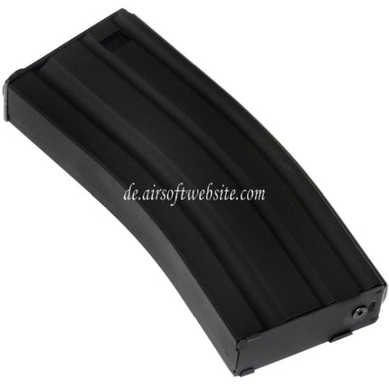E&C 160rd Metall Mid-Cap Magazin Geeignet für M4 M16 Serie AEG Gewehre Airsoft Schwarz