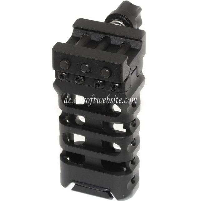5KU QD Schnellverschluss Ultraleicht Vertikalgriff geeignet für 20mm Picatinny Schiene Schwarz