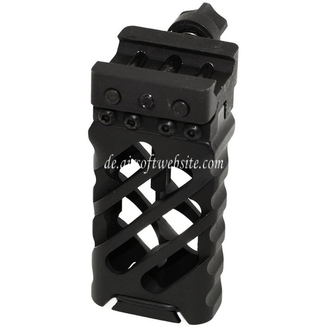 5KU QD Schnellverschluss Ultraleicht Vertikalgriff geeignet für 20mm Picatinny Schiene Schwarz