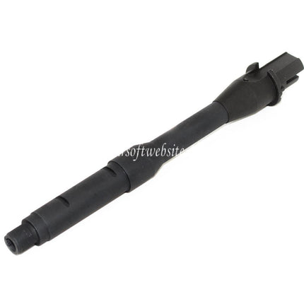 5KU 225mm 8.75 Zoll Aluminium Außenlauf -14mm CCW Gegen den Uhrzeigersinn Geeignet für M4 M16 Serie AEG Gewehre Airsoft Schwarz