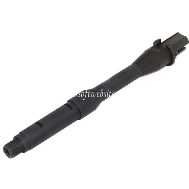 5KU 225mm 8.75 Zoll Aluminium Außenlauf -14mm CCW Gegen den Uhrzeigersinn Geeignet für M4 M16 Serie AEG Gewehre Airsoft Schwarz