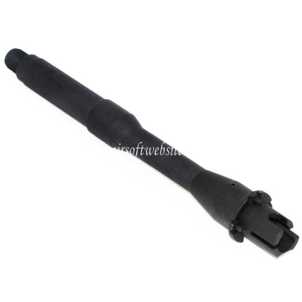 5KU 225mm 8.75 Zoll Aluminium Außenlauf -14mm CCW Gegen den Uhrzeigersinn Geeignet für M4 M16 Serie AEG Gewehre Airsoft Schwarz