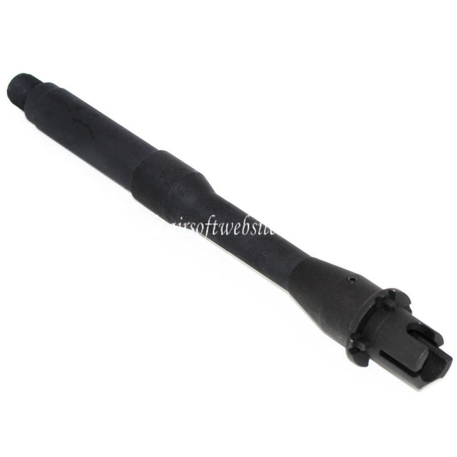 5KU 225mm 8.75 Zoll Aluminium Außenlauf -14mm CCW Gegen den Uhrzeigersinn Geeignet für M4 M16 Serie AEG Gewehre Airsoft Schwarz