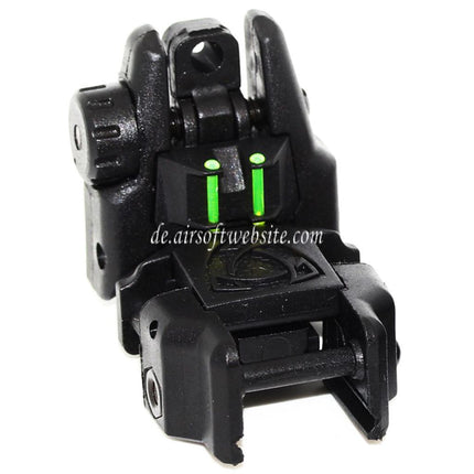 APS Rhino Fiberglasvisierc Kimme Geeignet für Mil-STD 1913 Picatinny Schiene