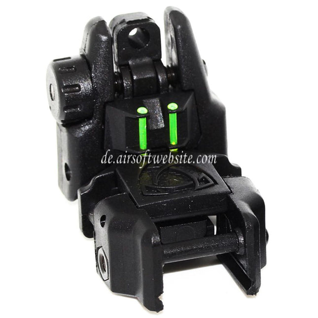 APS Rhino Fiberglasvisierc Kimme Geeignet für Mil-STD 1913 Picatinny Schiene