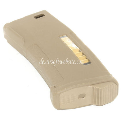 PTS 150rd EPM Mid-Cap Enhanced Polymer Magazin Geeignet für M4 M16 Serie Tokyo Marui KWA PTS PDR-C ERG Masada G&P VFC-416 CA-416 AMOEBA AM Variants AEG Gewehre Airsoft