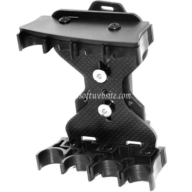 APS 8rd Platte Schrotpatronen Caddy System mit Belt Loop Geeignet für CAM870 Schrotflinte Schrotpatronen Schwarz