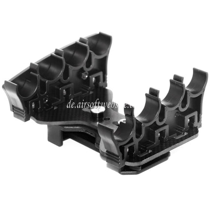 APS 8rd Platte Schrotpatronen Caddy System mit Belt Loop Geeignet für CAM870 Schrotflinte Schrotpatronen Schwarz