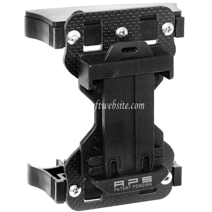 APS 8rd Platte Schrotpatronen Caddy System mit Belt Loop Geeignet für CAM870 Schrotflinte Schrotpatronen Schwarz
