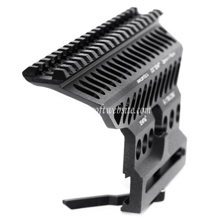 Airsoft Website 20mm Zielfernrohrmontage Geeignet für AK Serie AEG Gewehre Schwarz