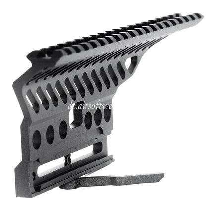 Airsoft Website 20mm Zielfernrohrmontage Geeignet für AK Serie AEG Gewehre Schwarz