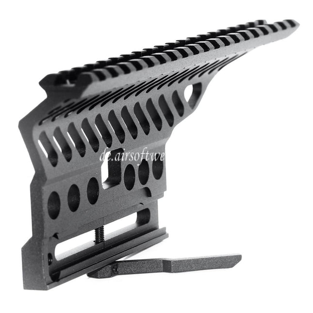 Airsoft Website 20mm Zielfernrohrmontage Geeignet für AK Serie AEG Gewehre Schwarz