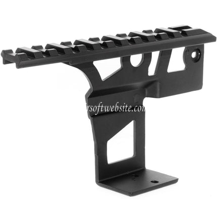 Airsoft Website A50 AK Taktische seitliche Zielfernrohrmontage Geeignet für CYMA Beta Spetznaz Tokyo Marui AK Serie AEG Gewehre Schwarz