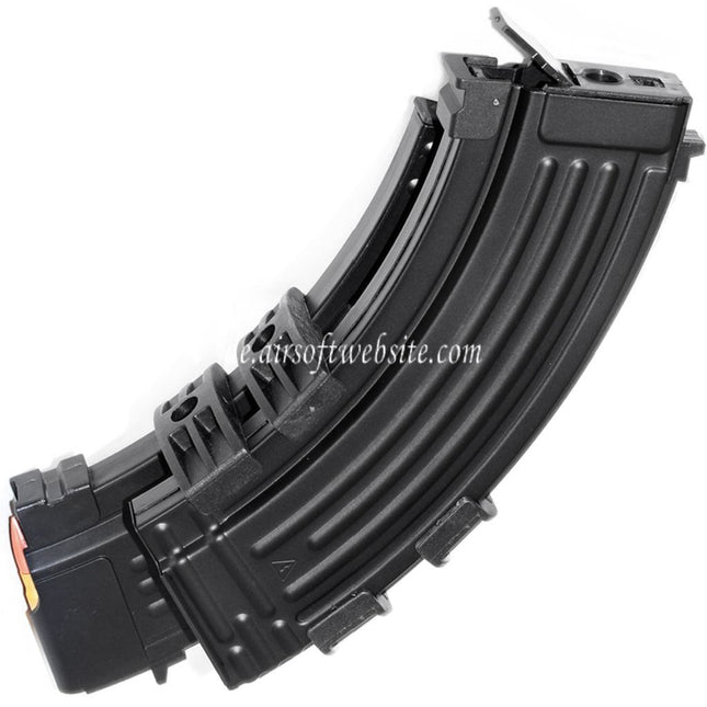 BATTLEAXE 1200rd Automatische Wicklung Elektrischer Dual Magazin mit 220V EU Stecker Geeignet für AK Serie AEG Gewehre Airsoft Schwarz