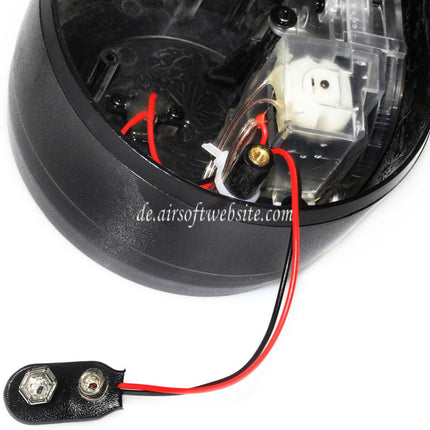 BATTLEAXE 2500rd Elektrisch Trommelmagazin C-Mag Geeignet für M4 M16 Serie AEG Gewehre Airsoft Schwarz