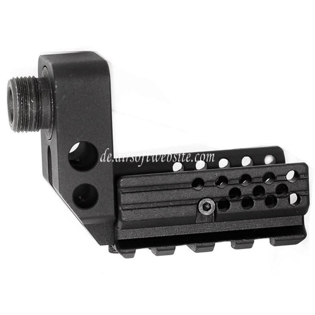 5KU SAS Front Kit Geeignet für Tokyo Marui G17 G18C G17Custom GBB Pistolen Airsoft Schwarz