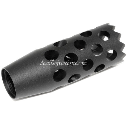 APS 3.5 Zoll Breaching Mündungsfeuerdämpfer Geeignet für APS CAM870 Schrotflinte -22mm CCW Gegen den Uhrzeigersinn Lauf