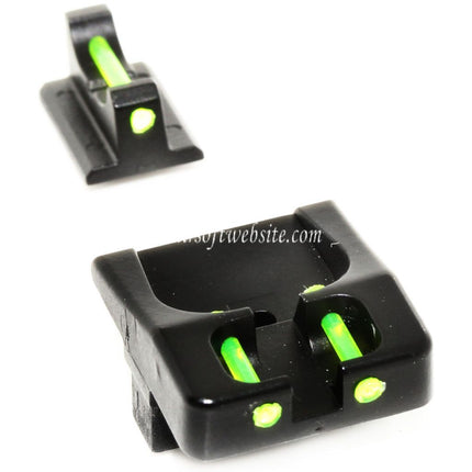 DOUBLE BELL Fiberglasvisier Korn Kimme Geeignet für DOUBLE BELL WE Tokyo Marui G17 Pistolen Airsoft