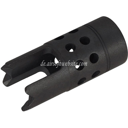 G&P M4 Rebar Cutter Stahl Feuerdämpfer +14mm CW im Uhrzeigersinn Gewinde Schwarz