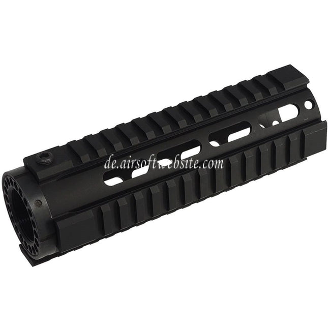Airsoft Website 7 Zoll Aluminum RIS Handschutz Schienen System geeignet für M4 M16 Serie AEG Gewehre Schwarz