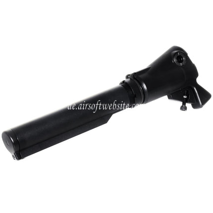 Golden Eagle Einziehbarer Gastankschaft Geeignet für JG Jing Gong Golden Eagle Tokyo Marui M870 Schrotflinte Airsoft Schwarz