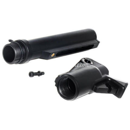 Golden Eagle Einziehbarer Gastankschaft Geeignet für JG Jing Gong Golden Eagle Tokyo Marui M870 Schrotflinte Airsoft Schwarz