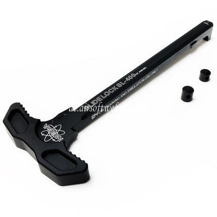 PTS Mega Arms AR-15 Schiebeverschluss Ladegriff Geeignet für Systema PTW / G&P KSC KWA VFC GBB Gewehre Airsoft Schwarz