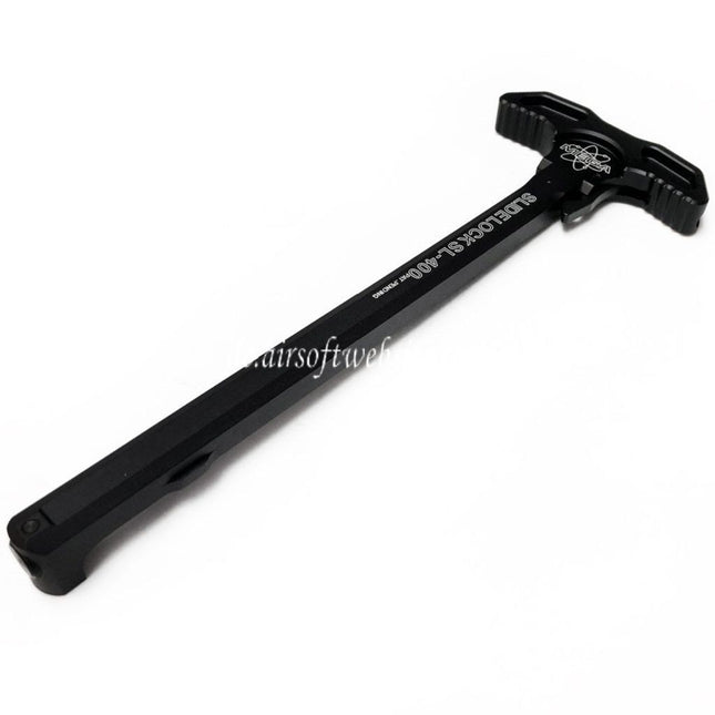 PTS Mega Arms AR-15 Schiebeverschluss Ladegriff Geeignet für Systema PTW / G&P KSC KWA VFC GBB Gewehre Airsoft Schwarz