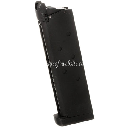 Golden Eagle 28rd Gas Magazin Geeignet für JG Golden Eagle 3308 3309 DOUBLE BELL ARMY E&C Tokyo Marui M.E.U. M1911 Serie GBB Pistolen Airsoft Schwarz