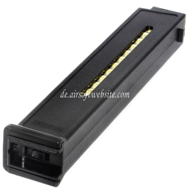 AIRSOFT WEBSITE 420rd Hi-Cap Magazin mit Dummy Display Geeignet für H&K Umarex UMP Serie AEG Gewehre Schwarz