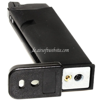 AIRSOFT WEBSITE 20rd Gas Magazin Geeignet für G19 G23 G26 Serie GBB Pistolen