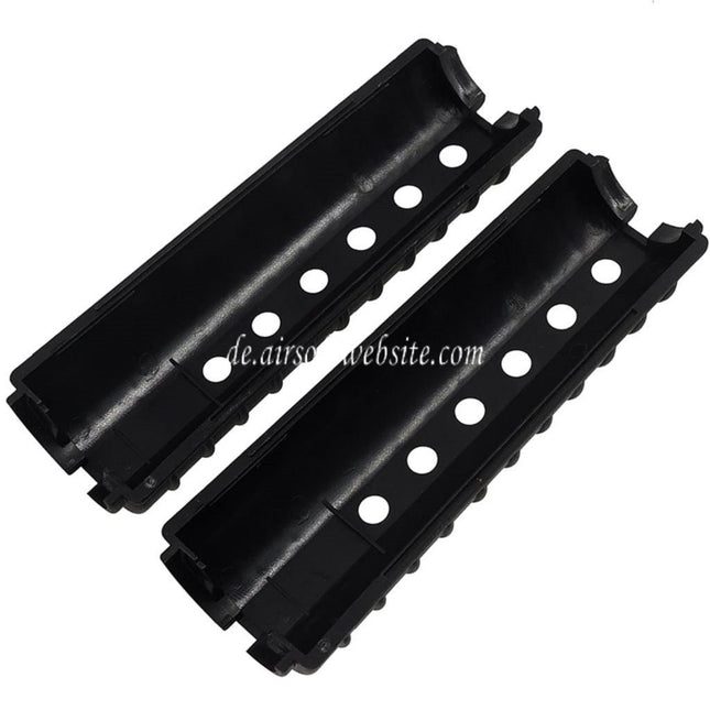 Airsoft Website 155mm M733 Stil Plastik Handschutz Geeignet für CYMA E&C Tokyo Marui M4 M16 Serie AEG Gewehre Schwarz