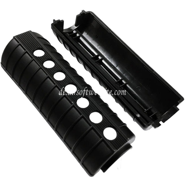 Airsoft Website 156mm M4A1 Stil Plastik Handschutz Geeignet für CYMA E&C Tokyo Marui M4 M16 Serie AEG Gewehre Schwarz